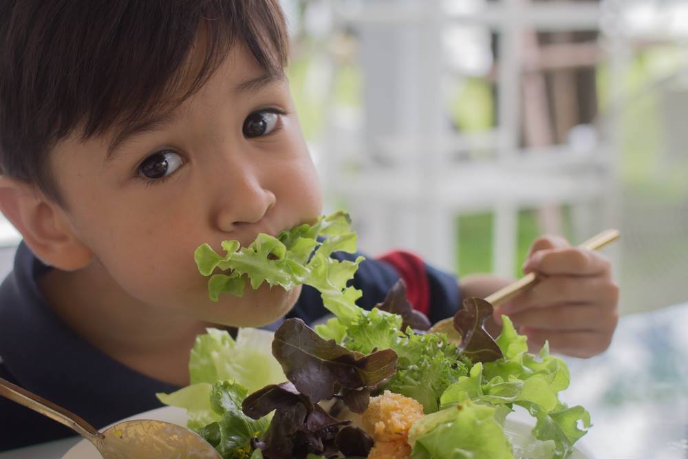 Ketahui cara efektif agar Si Kecil mau makan sayur.