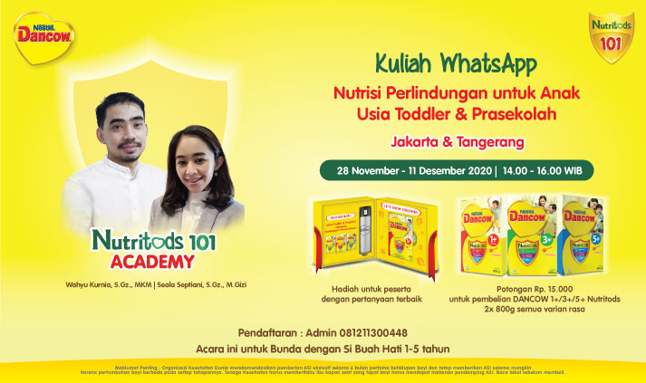 Nutritods 101 Academy Kuliah Whatsapp Jakarta & Tangerang