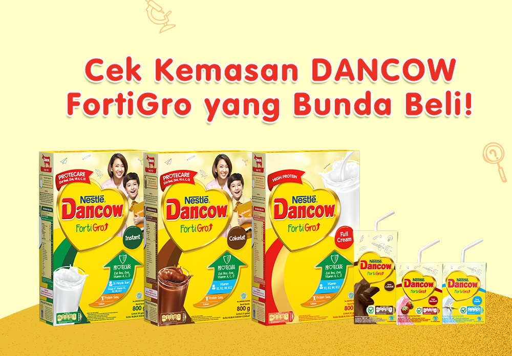 Yuk Bunda, Baca Label Kemasan DANCOW FortiGro dengan Teliti Sebelum Membeli!