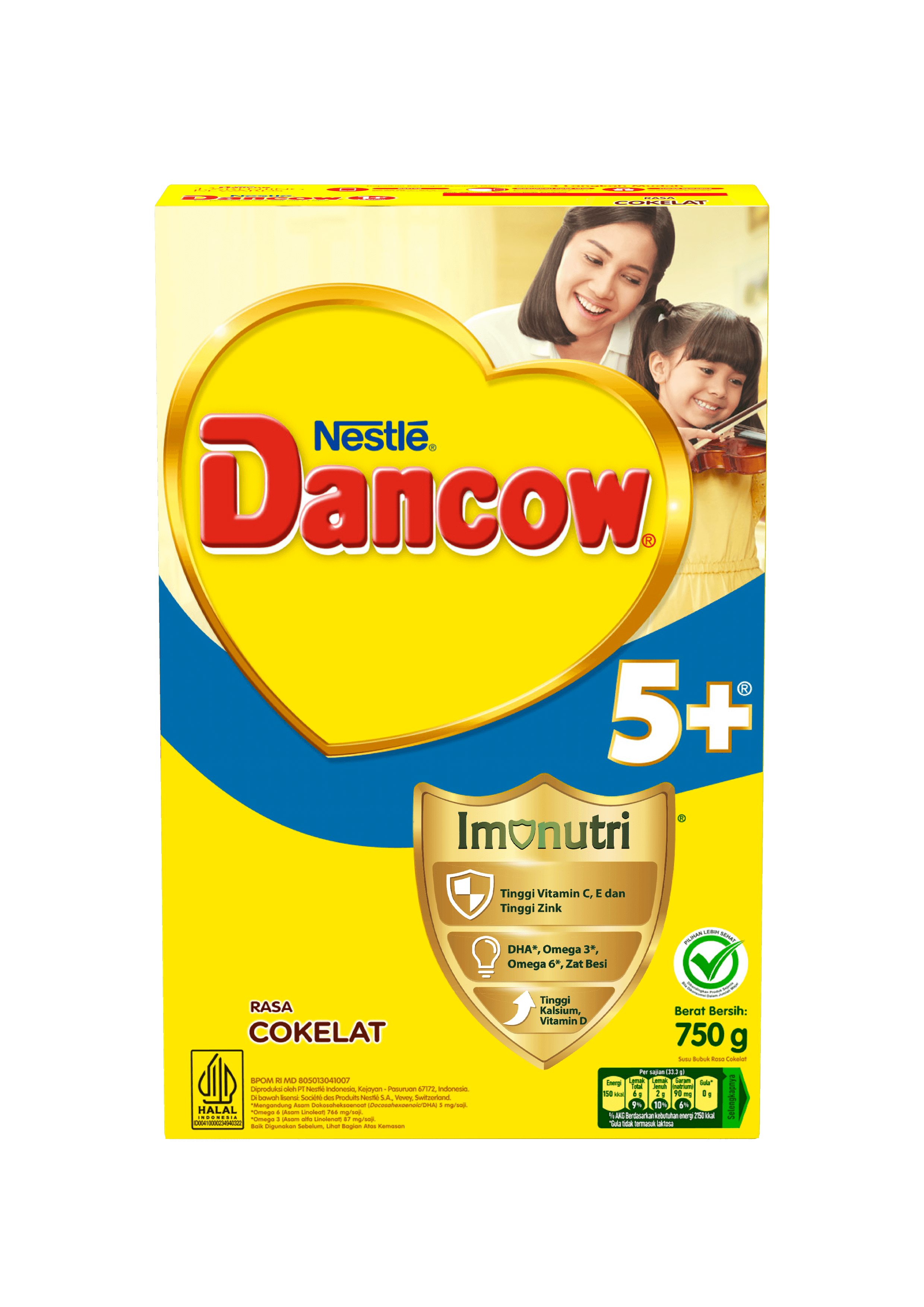 DANCOW 5 Plus Nutritods Cokelat