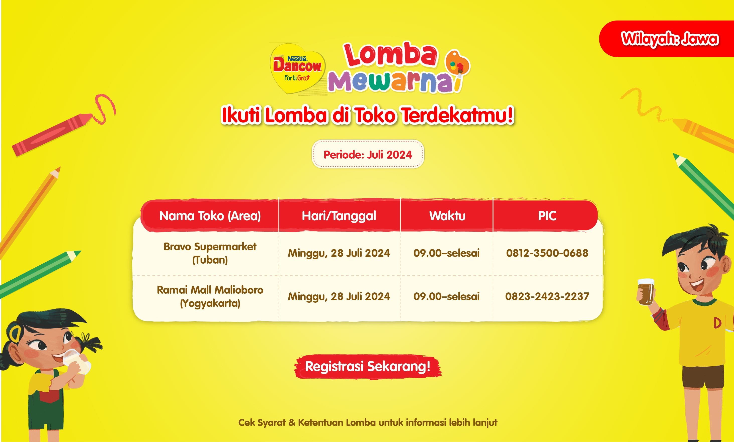 Lomba mewarnai nasional 2024 Jawa