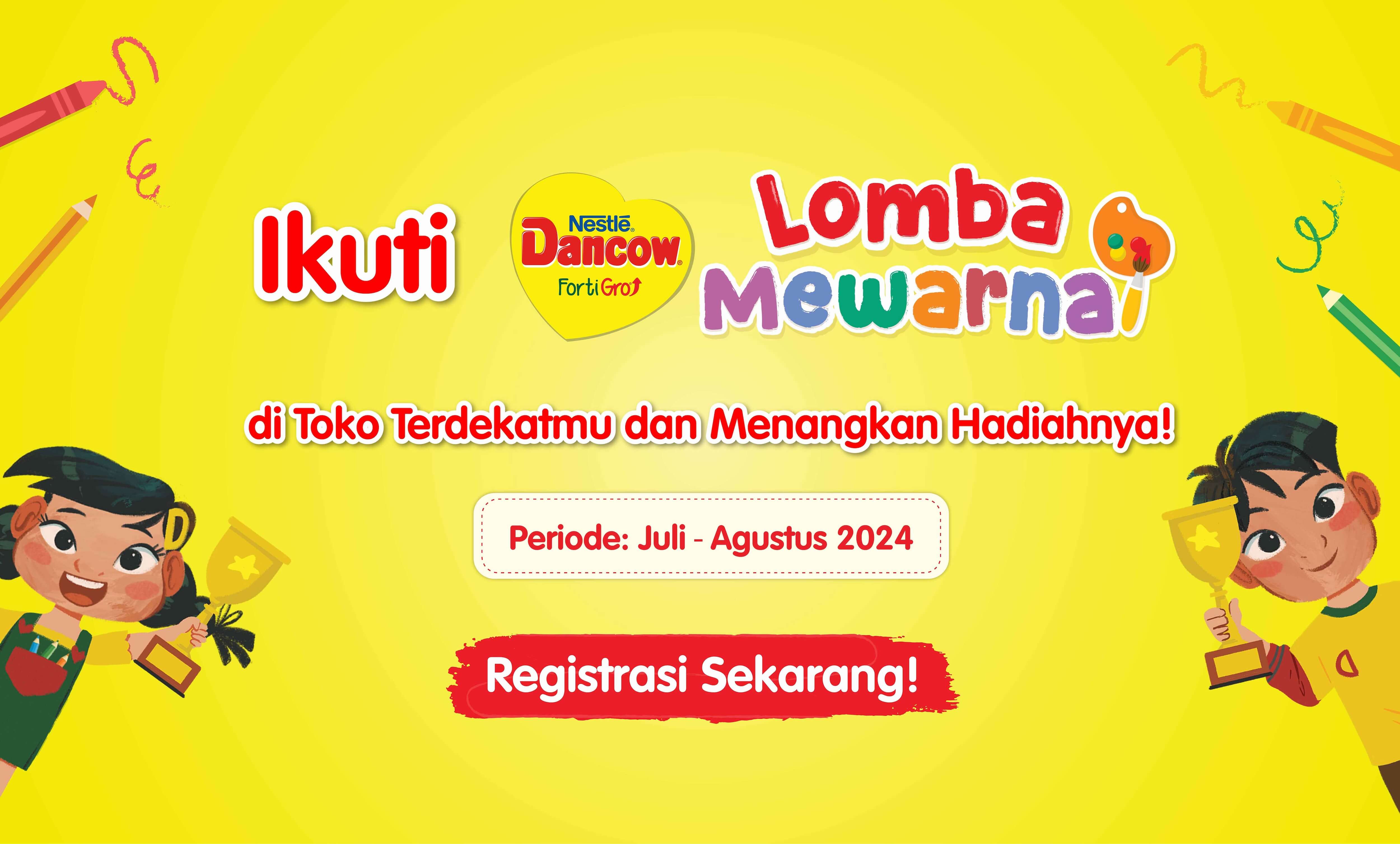 DANCOW FortiGro Lomba Mewarnai 2024 kembali lagi!